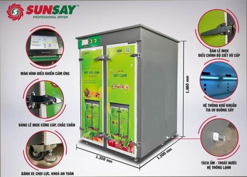 máy sấy lạnh đối lưu gió 40 khay