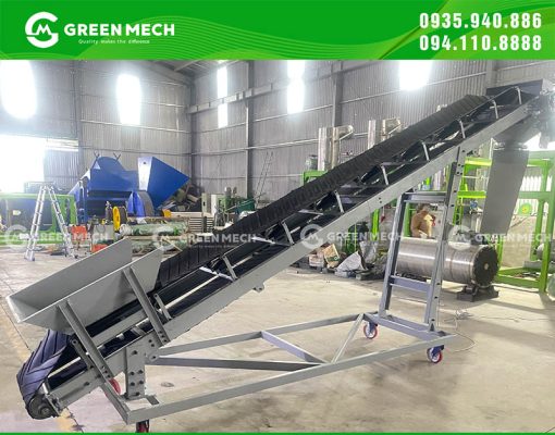 Khung băng tải được chế tạo chắc chắn